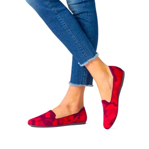 Rothy's Shoes - Rothy’s Red Camo Loafers *retired sz 9​